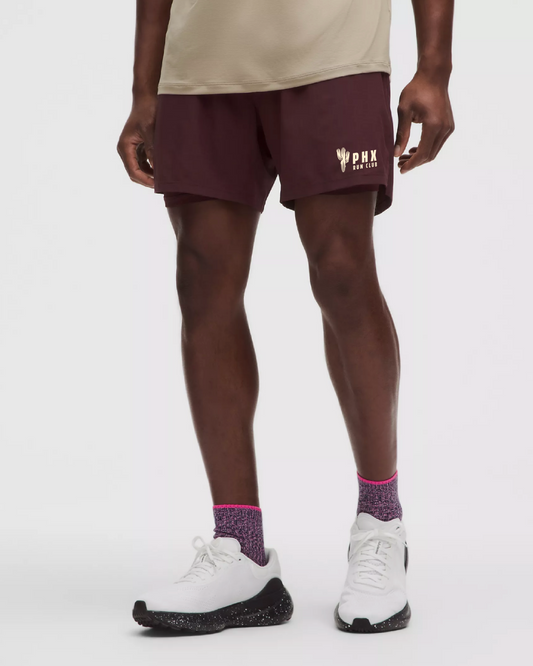 Mile Maker Run Crew Ripstop Lined Short 6"