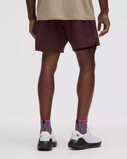 Mile Maker Run Crew Ripstop Lined Short 6"